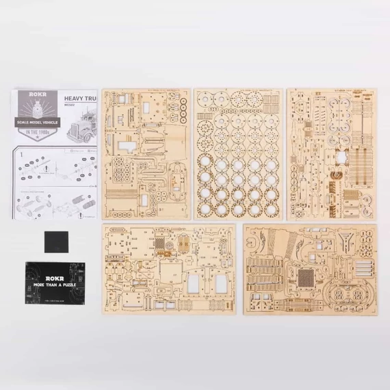 ROKR 3D prémium fa puzzle - Kamion modell