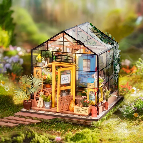 Cathy virágoskertje - DIY miniatűr kert puzzle