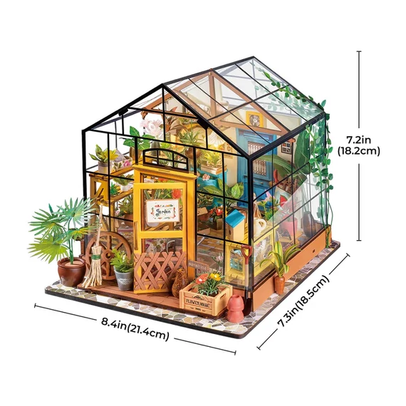 Cathy virágoskertje - DIY miniatűr kert puzzle