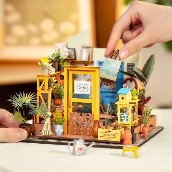 Cathy virágoskertje - DIY miniatűr kert puzzle