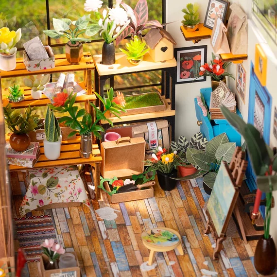 Cathy virágoskertje - DIY miniatűr kert puzzle