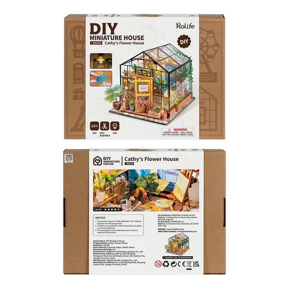 Cathy virágoskertje - DIY miniatűr kert puzzle
