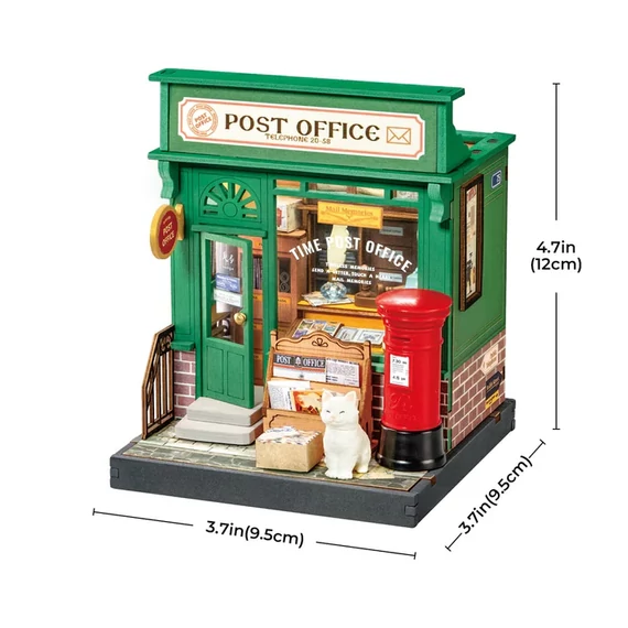 Century postahivatal - DIY miniatűr ház puzzle