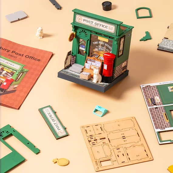 Century postahivatal - DIY miniatűr ház puzzle