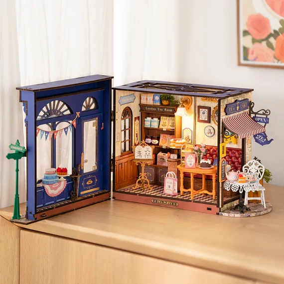 Teaház - miniatűr házikó - 3D prémium puzzle