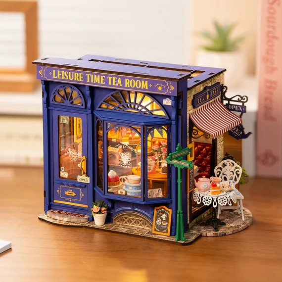 Teaház - miniatűr házikó - 3D prémium puzzle