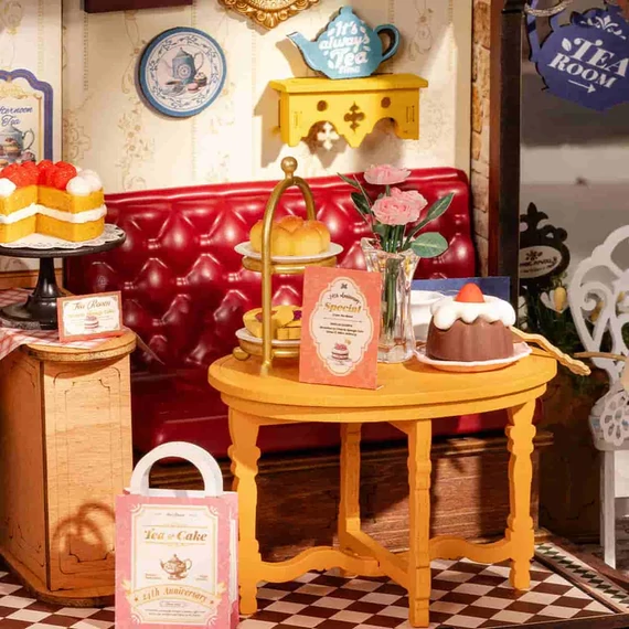 Teaház - miniatűr házikó - 3D prémium puzzle