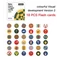Vizuális észlelést fejlesztő képkártyák babáknak ( 12- 36 hónap) - kontrasztos fekete-fehér és színes képek ( Baby Vision Trigger Cards)