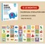 Vizuális észlelést fejlesztő képkártyák babáknak (6 - 18 hónap) - kontrasztos fekete-fehér és színes képek ( Baby Vision Stimulus Cards)
