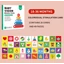 Vizuális észlelést fejlesztő képkártyák babáknak (18 - 36 hónap) - kontrasztos fekete-fehér és színes képek ( Baby Vision Stimulus Cards)