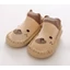 Csúszásgátlós babacipő, puha talpú babazokni - Barna macis -14 cm