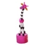 Nyomogatós figura - Zsiráf-Fekete fehér